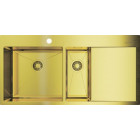 Мойка кухонная Omoikiri Akisame 100-2-LG-L 4973089 металлическая