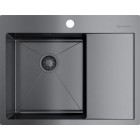 Мойка кухонная Omoikiri Akisame 65-GM-L 4973097 металлическая