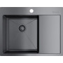Мойка кухонная Omoikiri Akisame 65-GM-L 4973097 металлическая