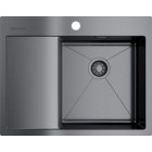 Мойка кухонная Omoikiri Akisame 65-GM-R 4973098 металлическая
