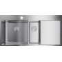 Мойка кухонная Omoikiri Akisame 100-2-IN-L 4973544 металлическая