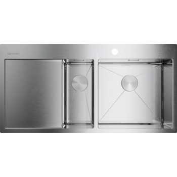 Мойка кухонная Omoikiri Akisame 100-2-IN-R 4973547 металлическая