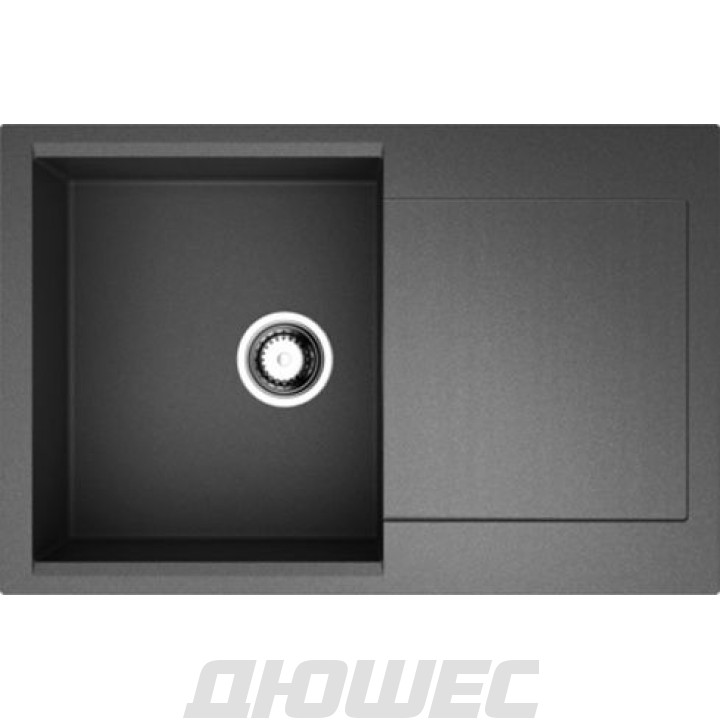 Мойка кухонная Omoikiri Daisen 78-BL 4993327 из гранита черный