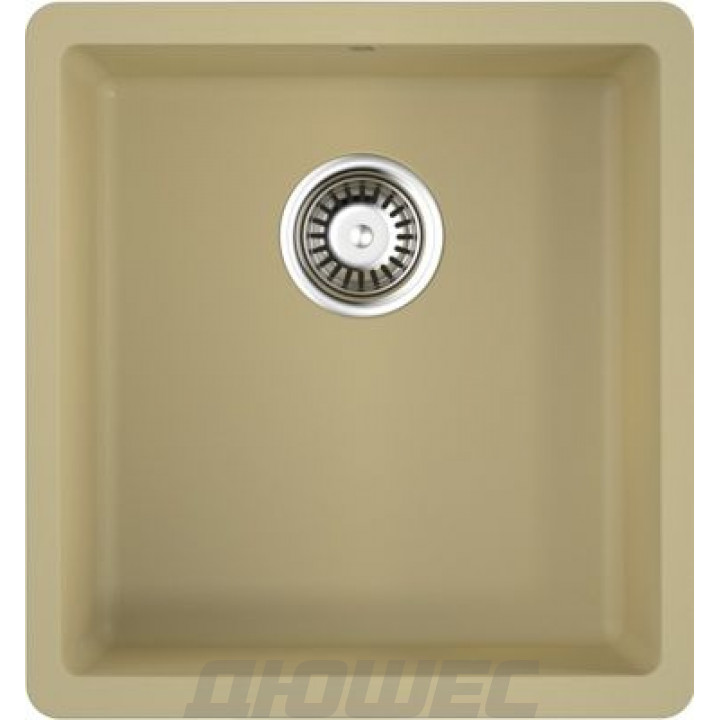 Мойка кухонная Omoikiri Kata 40-U-MA 4993391 из гранита бежевый