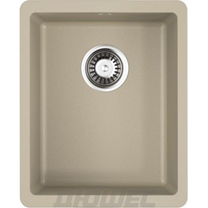 Мойка кухонная Omoikiri Kata 34-U-SA 4993420 из гранита бежевый