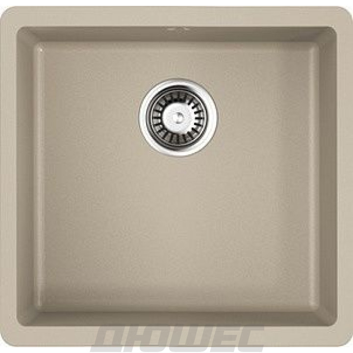 Мойка кухонная Omoikiri Kata 44-U-SA 4993423 из гранита бежевый