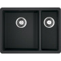 Мойка кухонная Omoikiri Kata 55-2-U-BL 4993389 из гранита черный