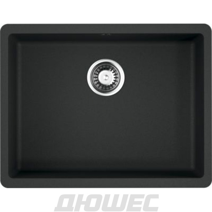 Мойка кухонная Omoikiri Kata 54-U-BL 4993410 из гранита черный