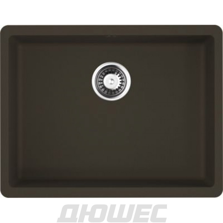 Мойка кухонная Omoikiri Kata 54-U-DC 4993409 из гранита коричневый