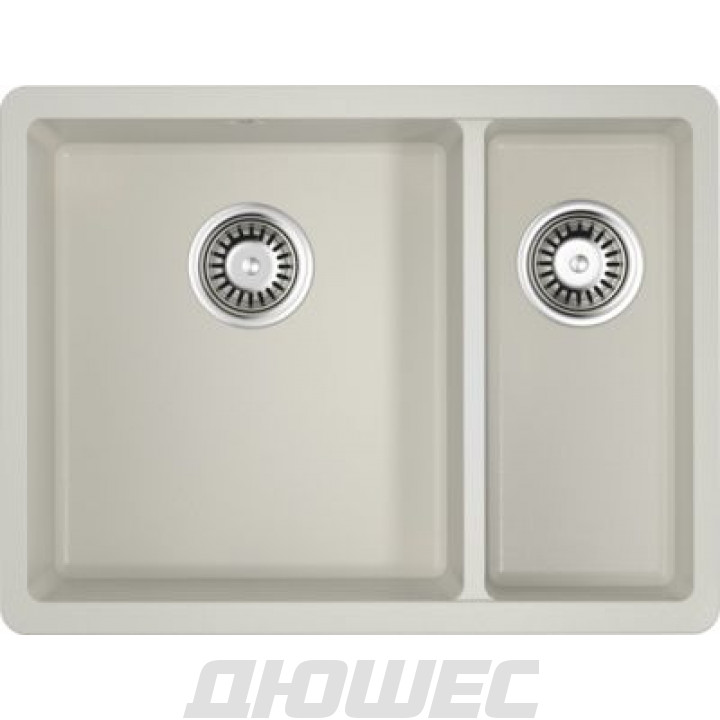 Мойка кухонная Omoikiri Kata 55-2-U-PA 4993386 из гранита серый