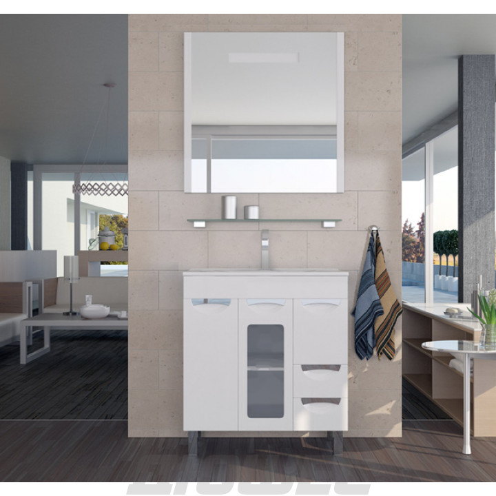 Тумба с раковиной SanVit Орфей 75 см 