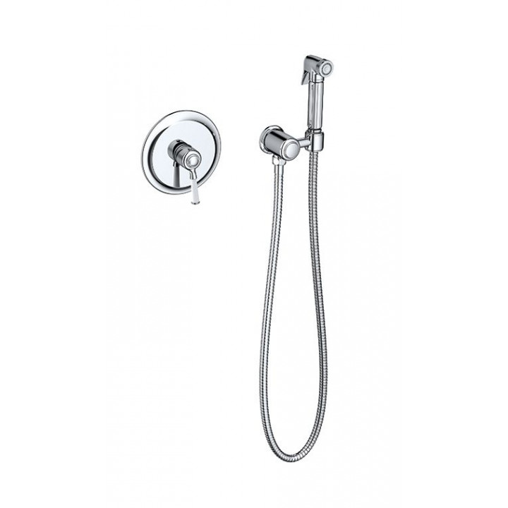 Смеситель скрытого монтажа с гигиеническим душем Timo Arisa 5309/00SM хром