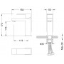 Смеситель для раковины Timo Selene 2061/03F черный