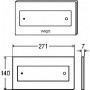 Кнопка смыва Viega Visign for Style12 597252 хром