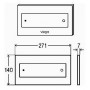 Кнопка смыва Viega Visign for Style12 687861 черный