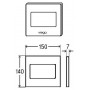 Кнопка смыва для писсуара Viega Visign for Style 12 599256 хром