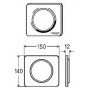 Кнопка смыва для писсуара Viega Visign for Style 13 654788 хром